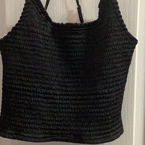 Black spaghetti strap free people